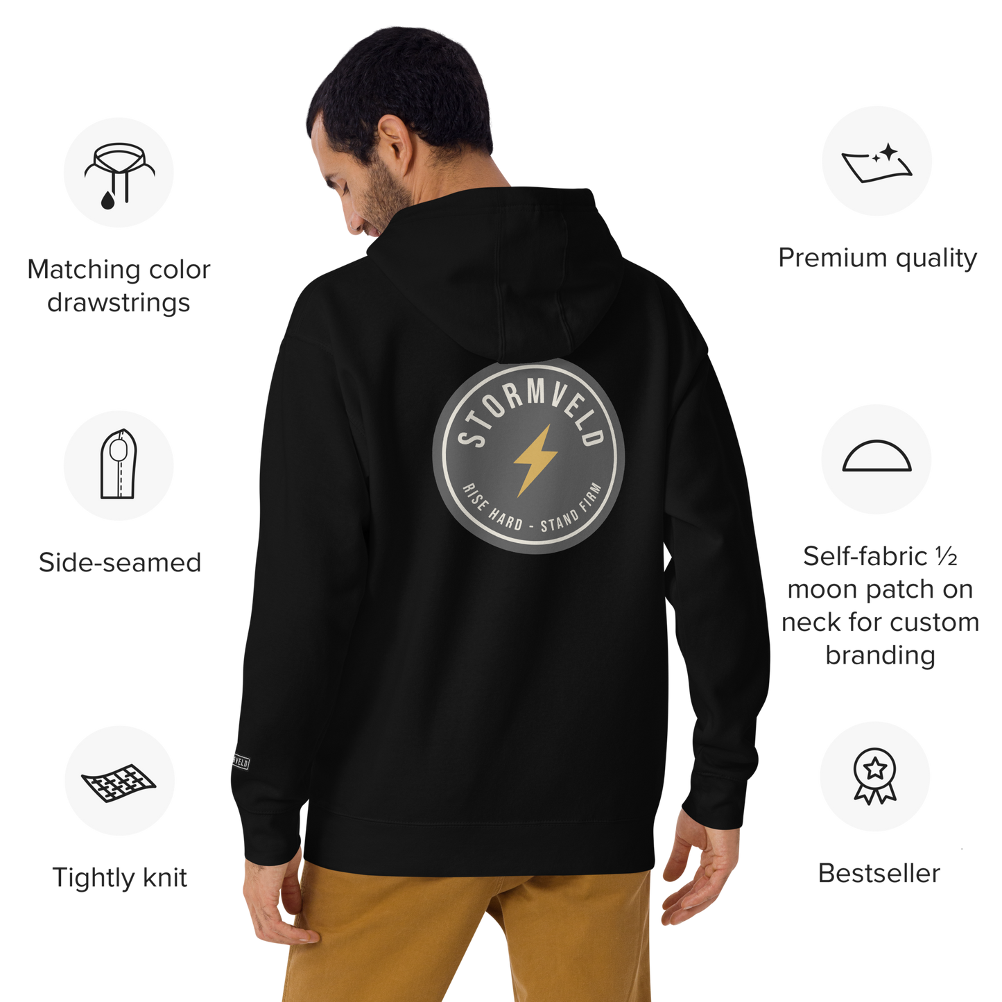STORMVELD® Unisex Dark Raid Hoodie signature