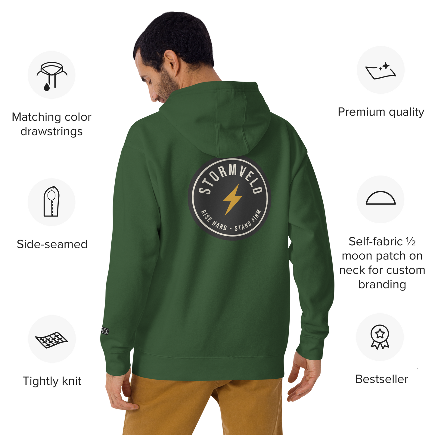 STORMVELD® Unisex Dark Raid Hoodie signature
