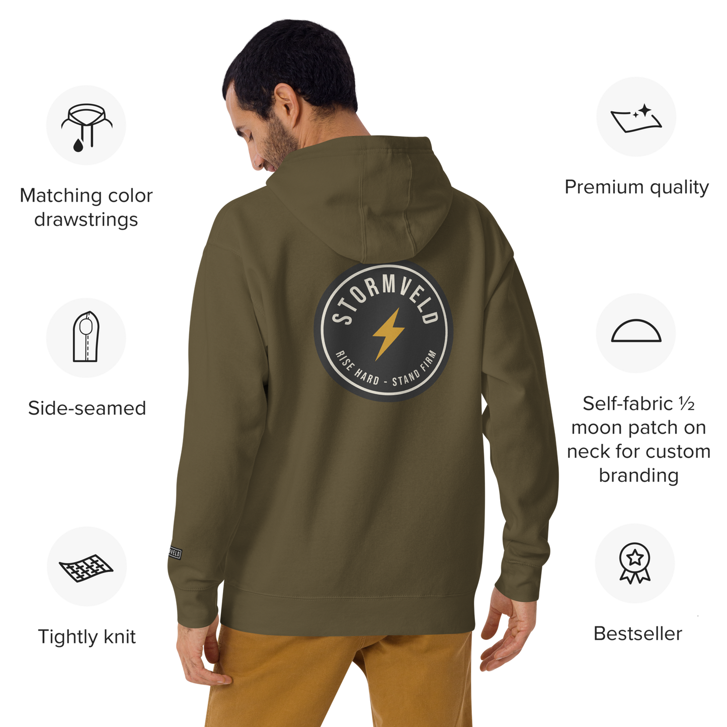 STORMVELD® Unisex Dark Raid Hoodie signature