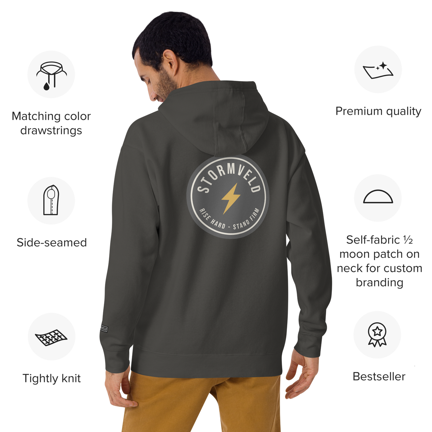 STORMVELD® Unisex Dark Raid Hoodie signature