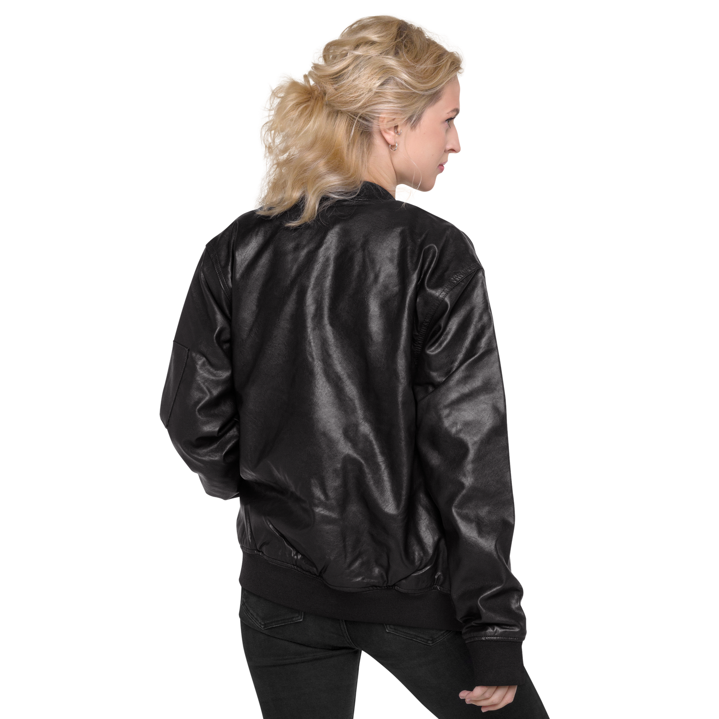 STORMVELD® PU Leather Raid Bomber Jacket