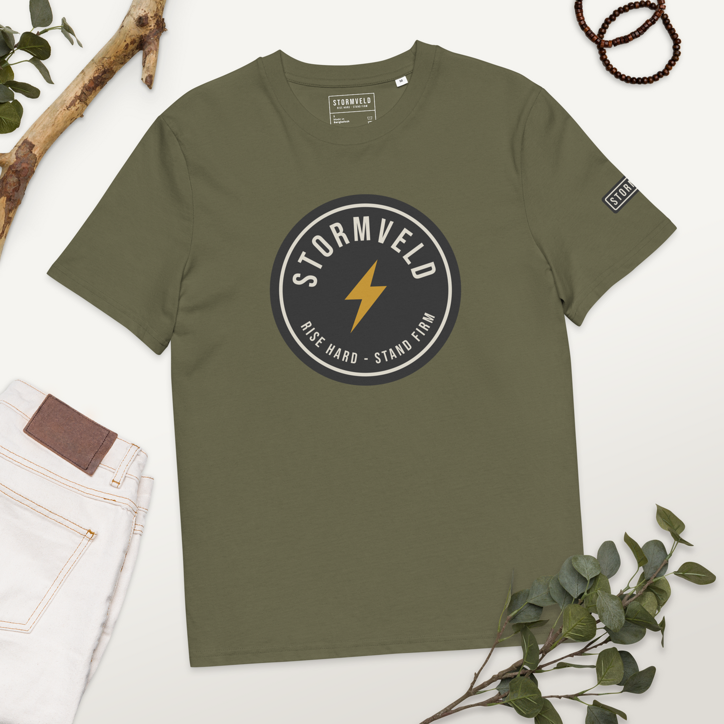 STORMVELD® Unisex organic cotton heavy raid t-shirt